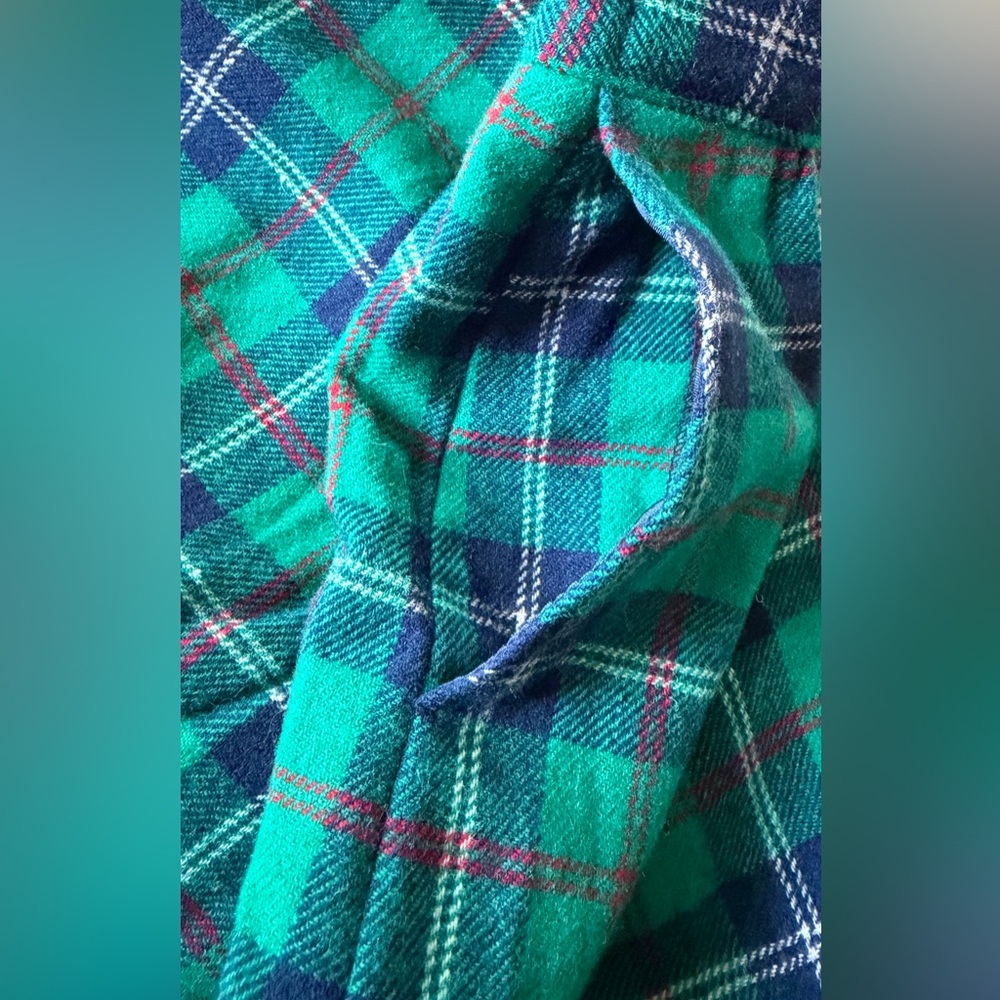 Pendleton Blue and Green Plaid Skirt - Picture 4 of 7